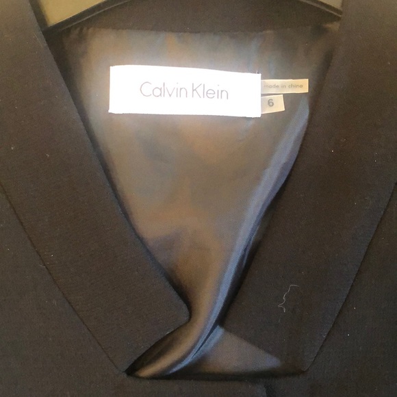 NET Black Calvin Klein Coat Dress - Picture 4 of 7